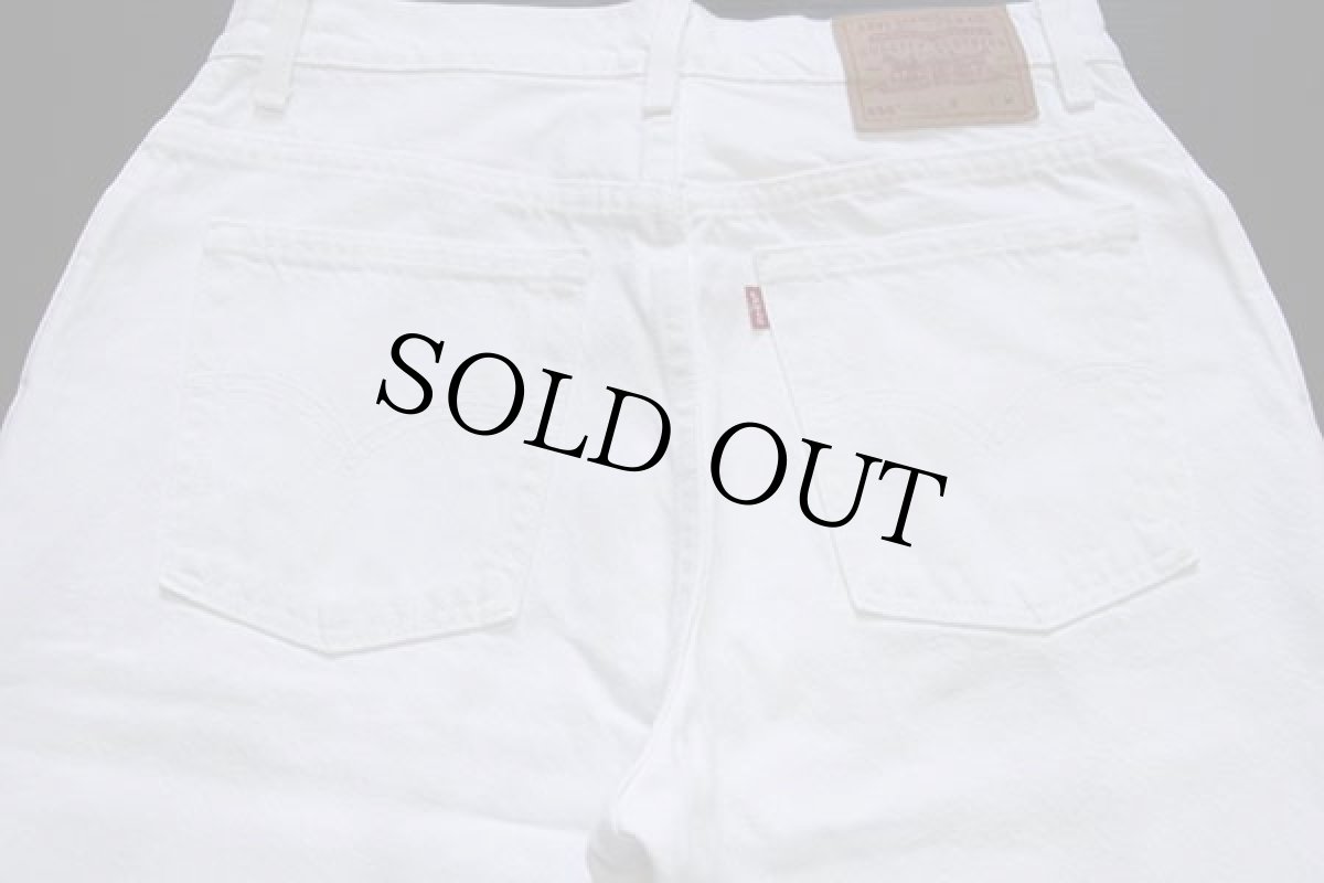 画像4: 90s USA製 Levi'sリーバイス 550 ホワイト デニムパンツ 14 PET.M (4)