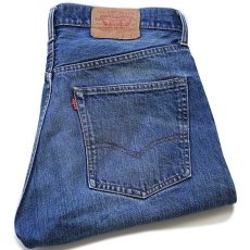 画像1: 70s USA製 Levi'sリーバイス 505 シングル 66前期 デニムパンツ w36 (1)