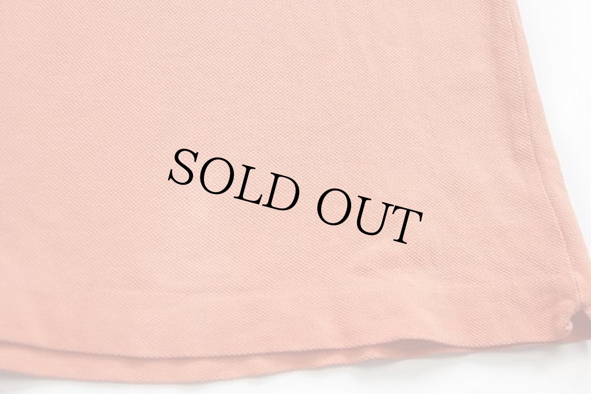 画像6: 70s フランス製 CHEMISE LACOSTEラコステ ワンポイント コットン 鹿の子 ポロシャツ オレンジ 5 (6)