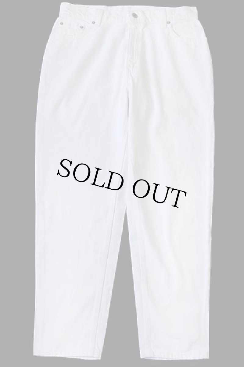 画像2: 90s USA製 Levi'sリーバイス 550 ホワイト デニムパンツ 14 PET.M (2)