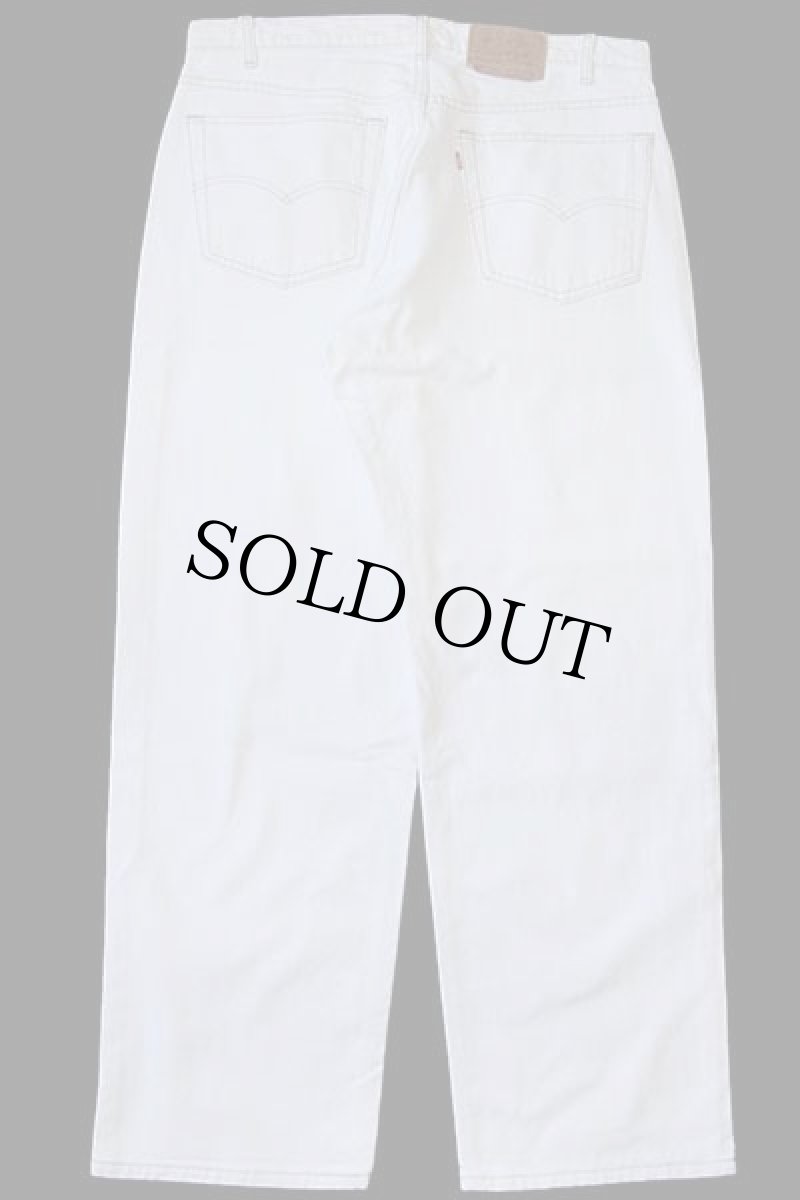 画像3: 90s USA製 Levi'sリーバイス 560 カラーデニムパンツ 生成り w38 L30 (3)