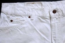 画像4: 90s USA製 Levi'sリーバイス 550 ホワイト デニムパンツ w38 L30 (4)