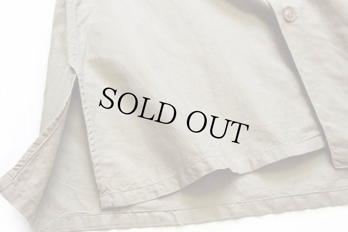 画像6: 50s 米軍 USAF パッチ付き 半袖 オックスフォード コットンシャツ タン 15.5 (6)