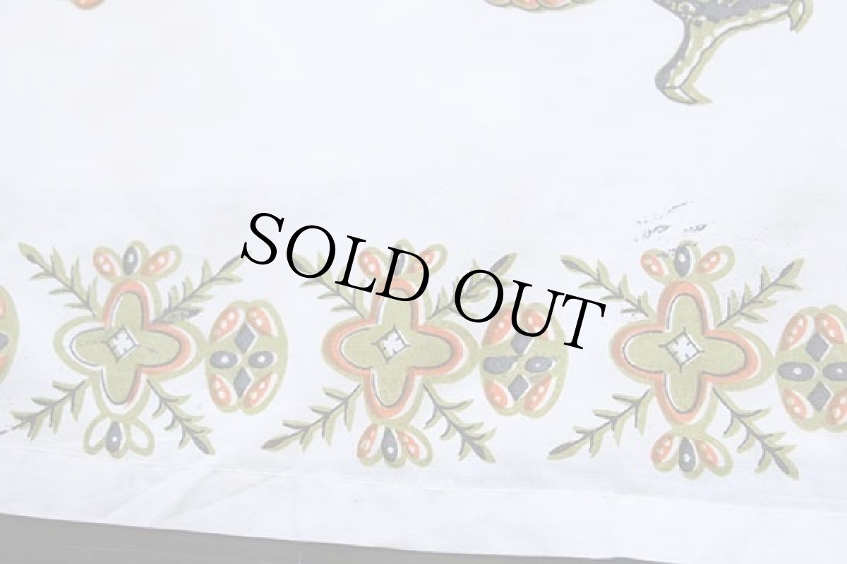 画像6: 70s MERLION ドラゴン柄 半袖 バティックシャツ XL (6)