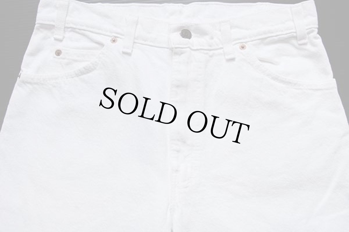 画像4: 90s USA製 Levi'sリーバイス 560 ホワイト デニムパンツ w33 L32 (4)