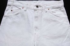 画像4: 90s USA製 Levi'sリーバイス 560 ホワイト デニムパンツ w33 L32 (4)