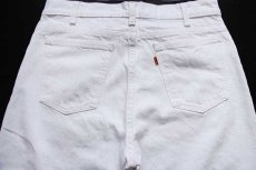 画像5: 90s USA製 Levi'sリーバイス 560 ホワイト デニムパンツ w33 L32 (5)