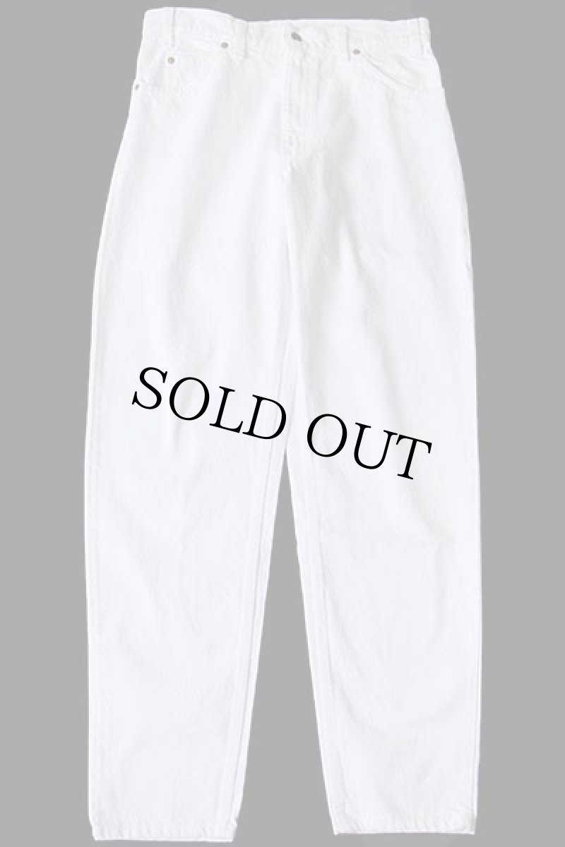 画像2: 90s USA製 Levi'sリーバイス 560 ホワイト デニムパンツ w33 L32 (2)