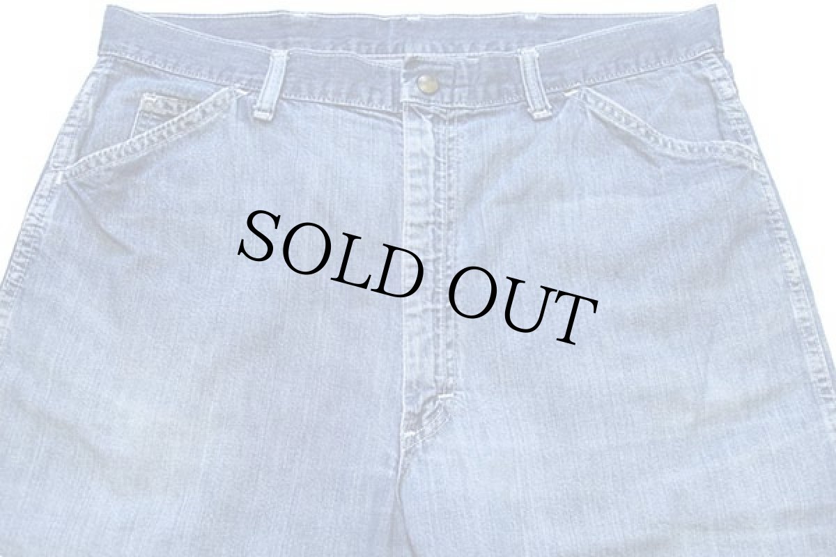 画像4: 70s BIG SMITHビッグスミス デニム ペインターパンツ w38 (4)