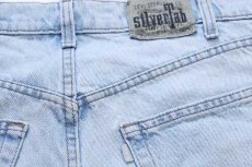 画像4: 90s USA製 Levi'sリーバイス silverTabシルバータブ LooSe ワンタック デニム ショートパンツ アイスブルー w36★ショーツ (4)