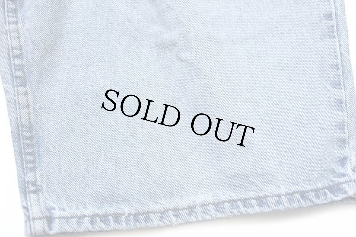 画像6: 90s USA製 Levi'sリーバイス silverTabシルバータブ LOOSE ワンタック デニム ショートパンツ w34★ショーツ (6)