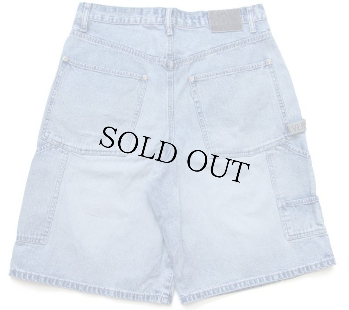 画像2: 90s Levi'sリーバイス SILVERTABシルバータブ デニム ペインター ショートパンツ w32★ショーツ (2)