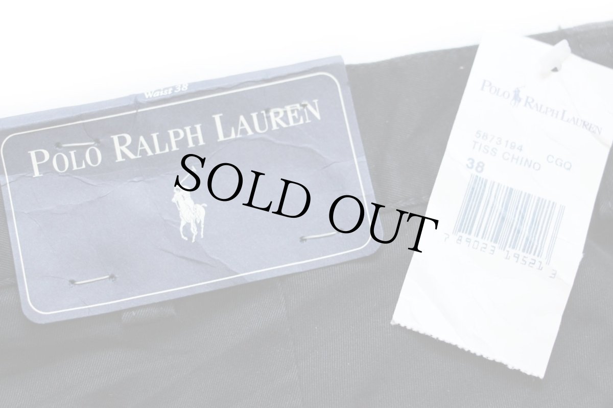 画像3: デッドストック★ポロ ラルフローレン コットン チノ ショートパンツ 黒 38★ショーツ (3)