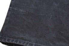 画像6: 90s USA製 Levi'sリーバイス silverTabシルバータブ LOOSE ブラックデニム ショートパンツ w36★ショーツ (6)