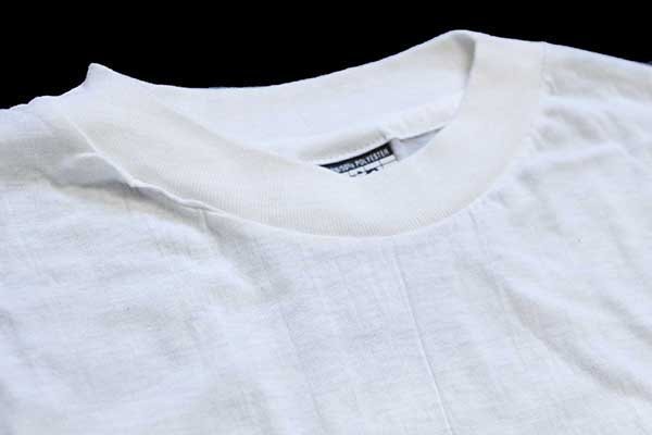 デッドストック☆80s USA製 BASIC TEES 無地 Tシャツ 白 L☆C