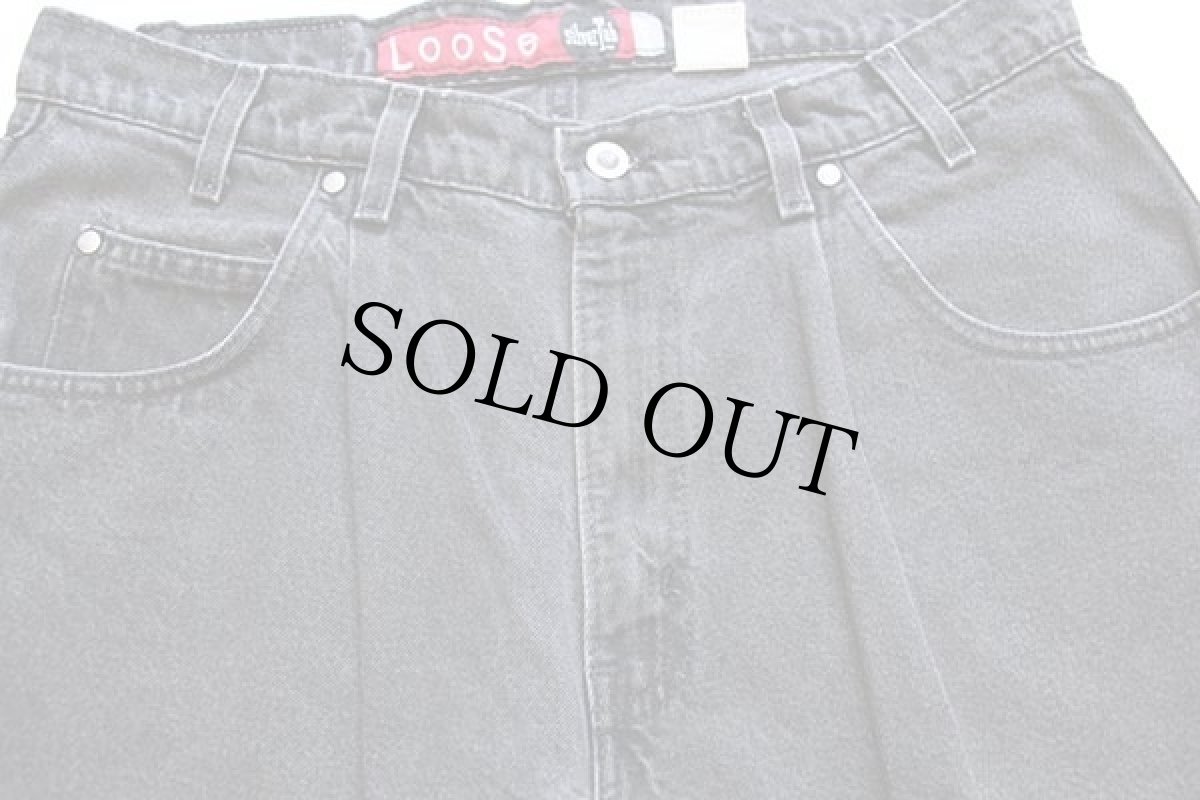 画像3: 90s USA製 Levi'sリーバイス silverTabシルバータブ LooSe ワンタック ブラックデニム ショートパンツ w36★ショーツ (3)