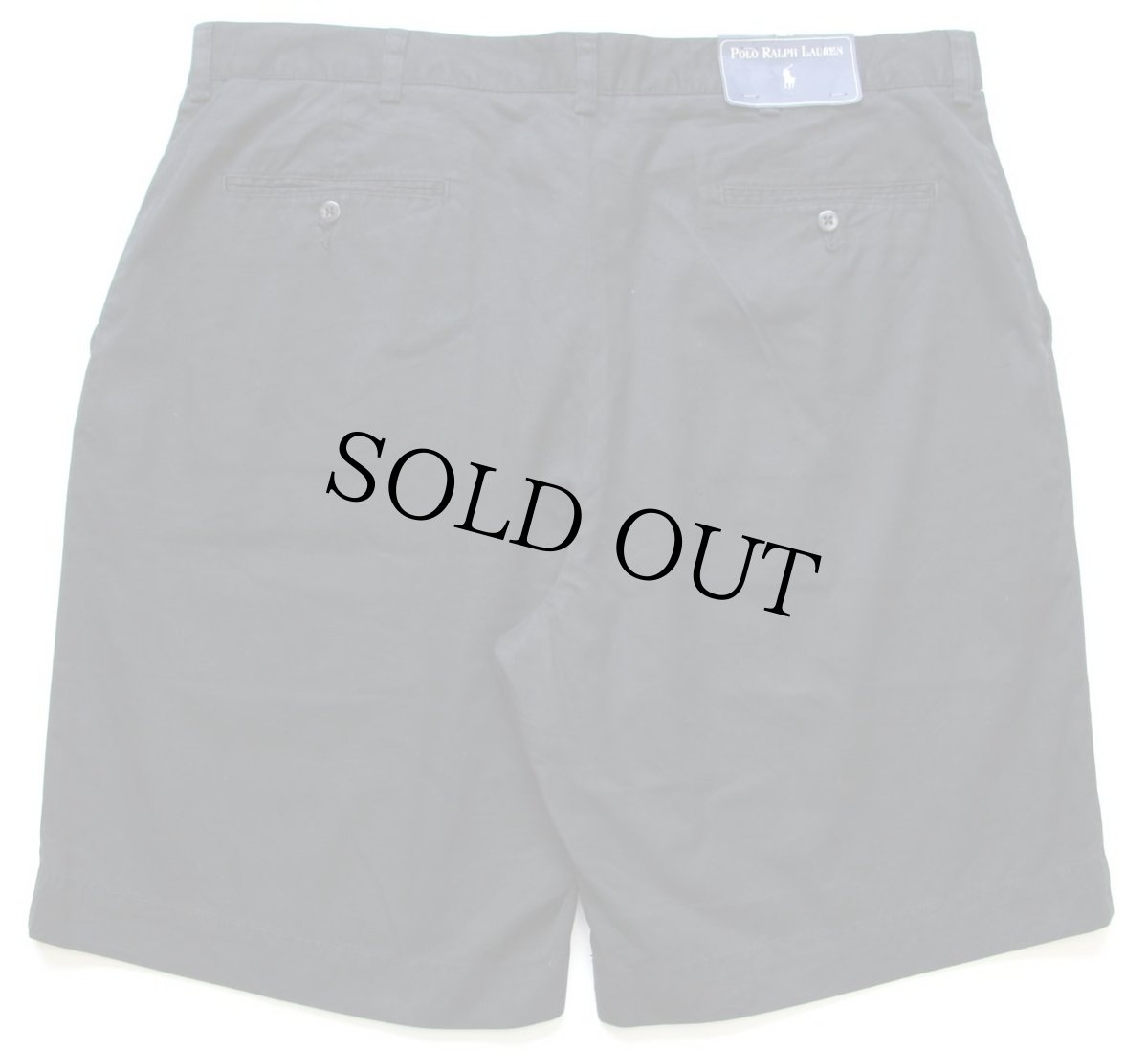 画像2: デッドストック★ポロ ラルフローレン コットン チノ ショートパンツ 黒 38★ショーツ (2)