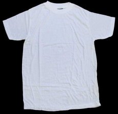 画像2: デッドストック★80s USA製 BASIC TEES 無地 Tシャツ 白 L★C (2)