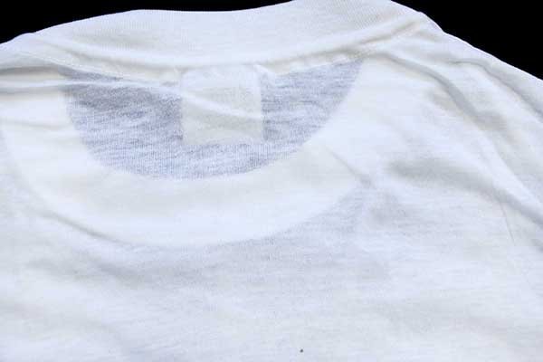 デッドストック☆80s USA製 BASIC TEES 無地 Tシャツ 白 L☆C