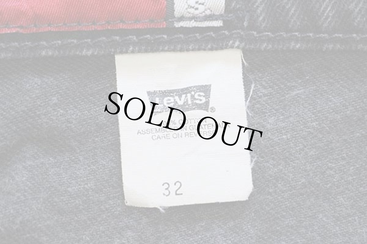 画像5: 90s Levi'sリーバイス silverTabシルバータブ LOOSE ワンタック ブラックデニム ショートパンツ w32★ショーツ (5)