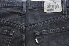 画像4: 90s Levi'sリーバイス silverTabシルバータブ LOOSE ワンタック ブラックデニム ショートパンツ w32★ショーツ (4)