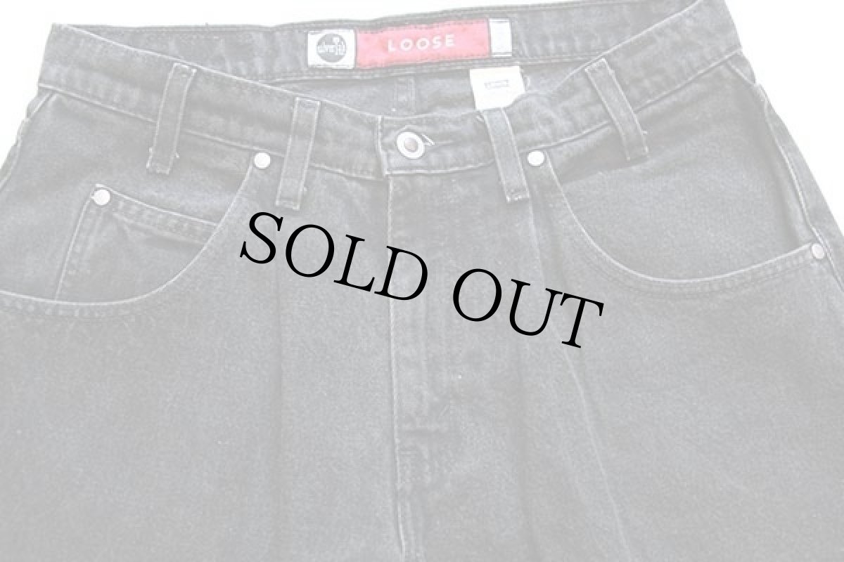 画像3: 90s Levi'sリーバイス silverTabシルバータブ LOOSE ワンタック ブラックデニム ショートパンツ w32★ショーツ (3)