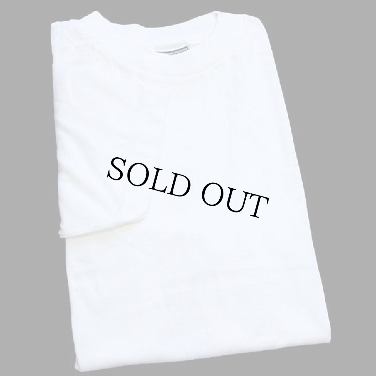 画像1: デッドストック★80s USA製 BASIC TEES 無地 Tシャツ 白 L★D (1)