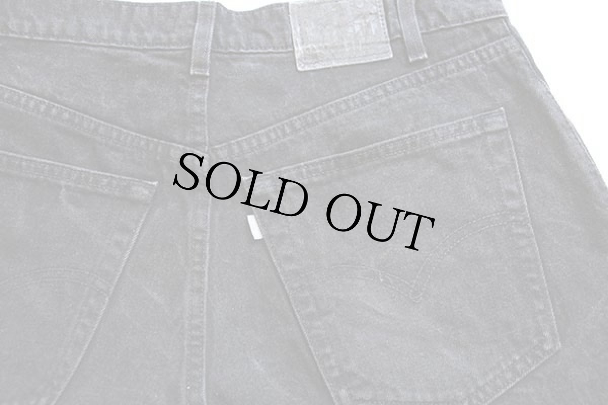 画像5: 90s USA製 Levi'sリーバイス silverTabシルバータブ LOOSE ブラックデニム ショートパンツ w36★ショーツ (5)