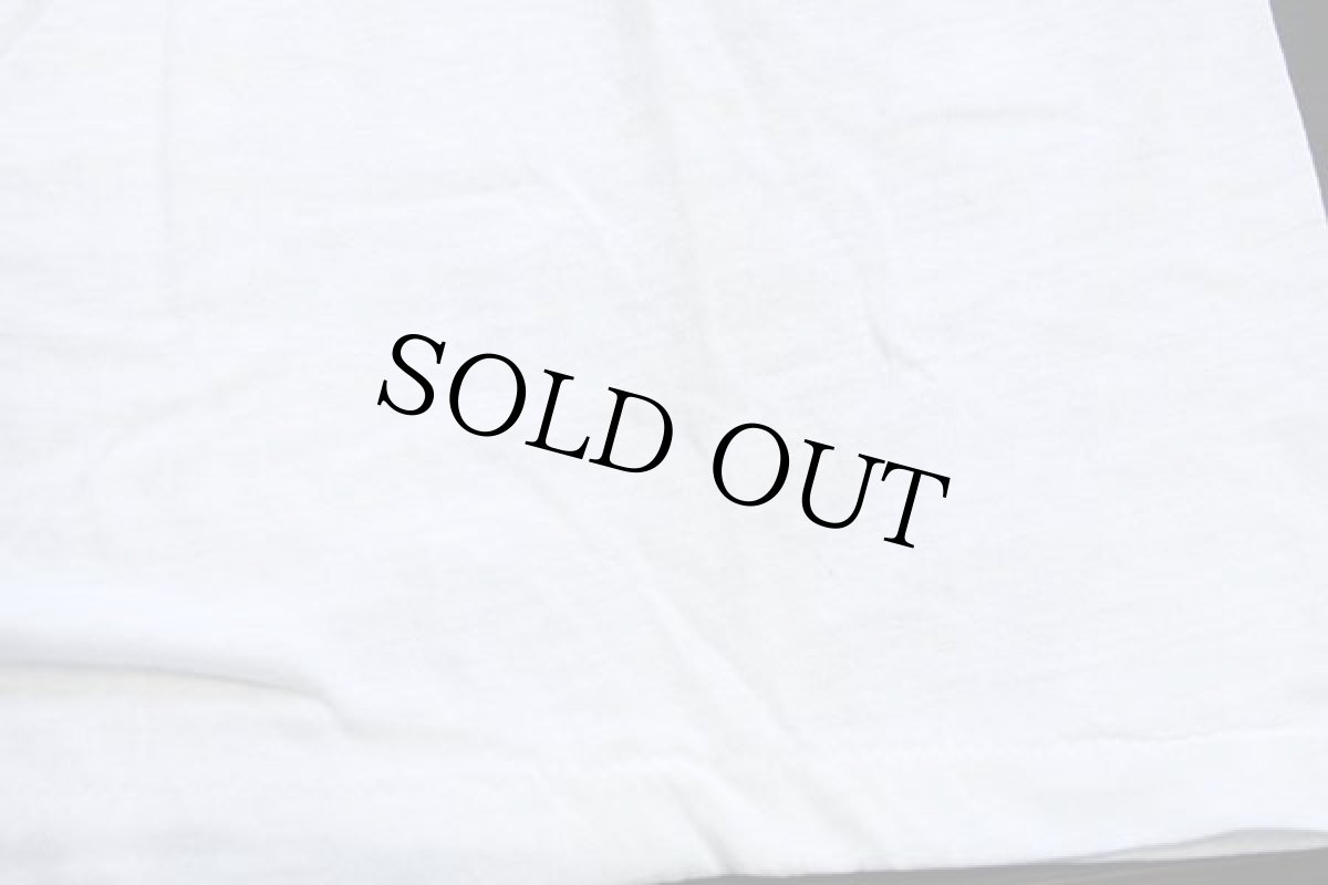 画像7: デッドストック★80s USA製 BASIC TEES 無地 Tシャツ 白 L★A (7)