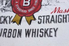 画像5: 90s USA製 JIM BEAMジムビーム BOURBON WHISKEY ロゴ コットンTシャツ 白 XL (5)