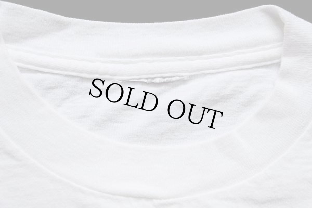 画像4: 90s キャット 両面プリント コットンTシャツ 白 (4)