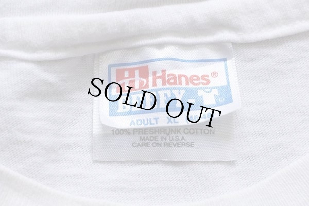 画像4: 90s USA製 Hanes FINTASTIC! TENNESSEE AQUARIUM フィッシュ アート コットンTシャツ 白 XL (4)