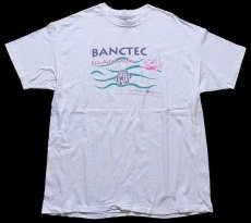 画像2: 90s USA製 Hanes BANCTEC SEA ADVENTURE HAWAII 熱帯魚 コットンTシャツ 白 XL (2)