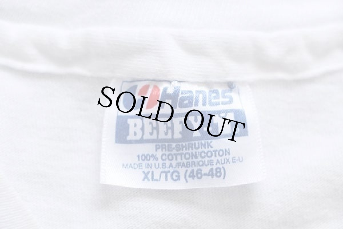 画像5: 90s USA製 Hanes BANCTEC SEA ADVENTURE HAWAII 熱帯魚 コットンTシャツ 白 XL (5)