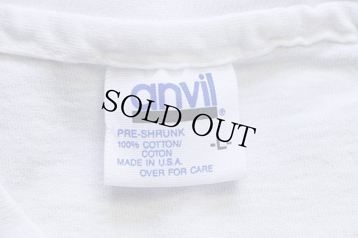 画像5: 90s USA製 KENTUCKY WILDCATS スコア 両面プリント コットンTシャツ 白 L (5)