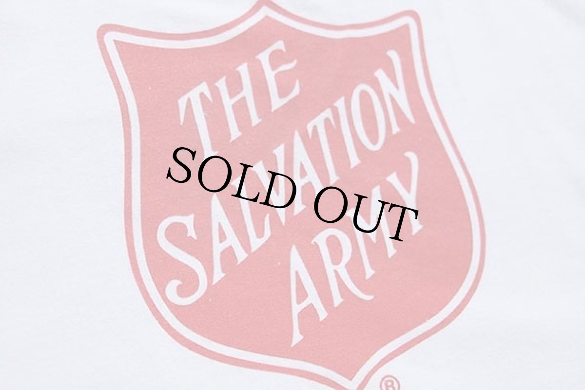 画像4: THE SALVATION ARMYサルベーションアーミー ロゴ 両面プリント Tシャツ 白 4XL★特大 (4)