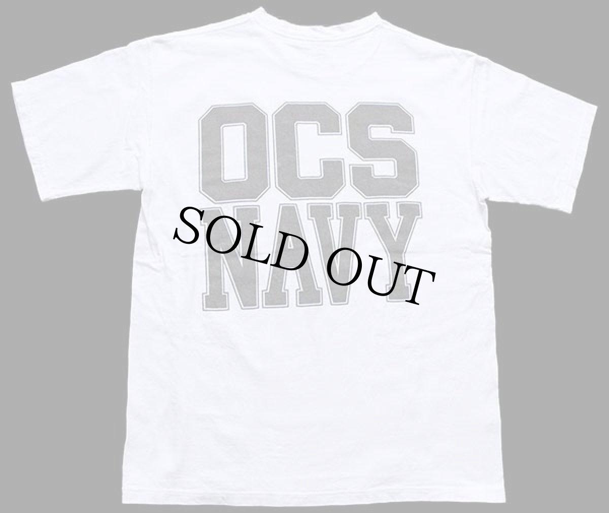 画像3: 90s USA製 U.S.NAVY OCS 両面プリント コットンTシャツ 白 M (3)