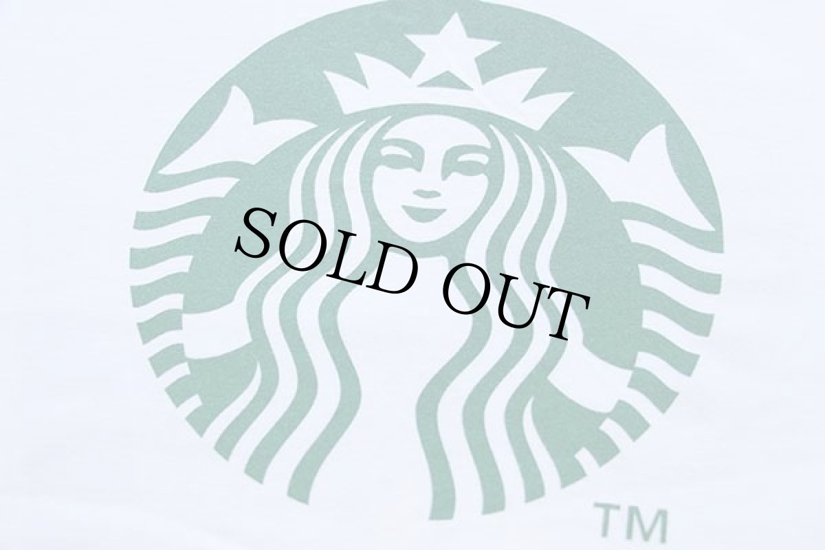 画像4: STARBUCKS COFFEE スターバックス コーヒー ロゴ RELAY FOR LIFE 両面プリント コットンTシャツ 白 M (4)