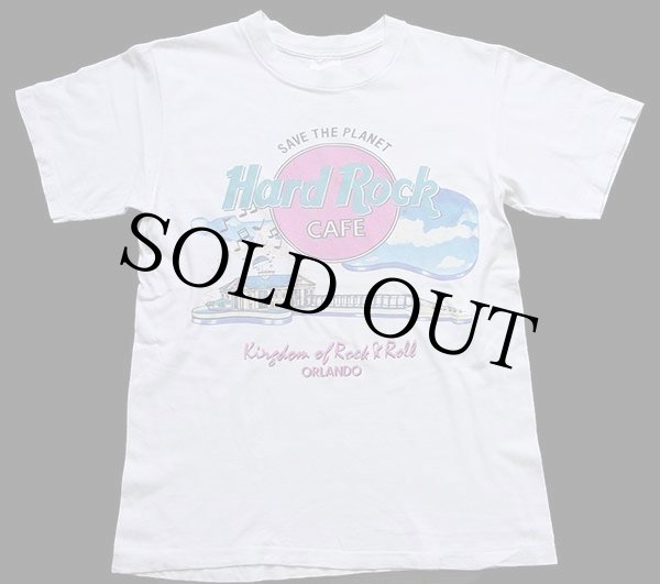 HardRockCAFE ORLANDO ヴィンテージT 90s 袖裾シングル（90s