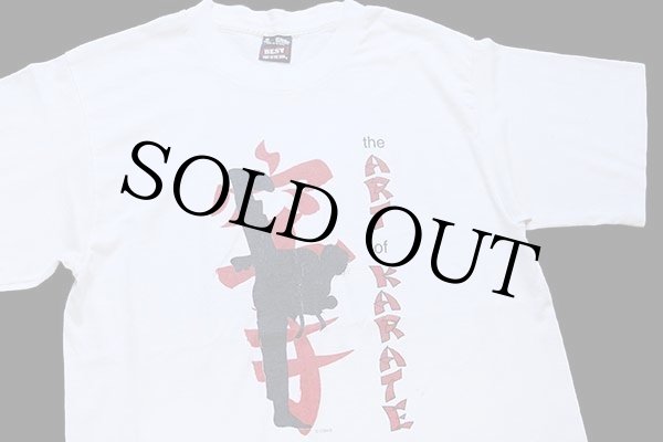 90s USA製 陰陽 空手 武道 Tシャツ L 90s USA製 the ART of KARATE 空手 アート Tシャツ 白 M - Sixpacjoe
