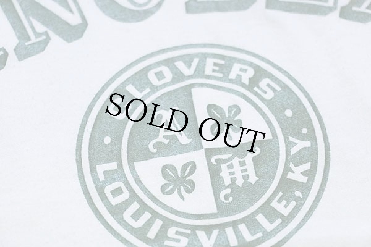 画像4: 90s USA製 RUSSELLラッセル ANGELA MERICI クローバー Tシャツ 白 M (4)