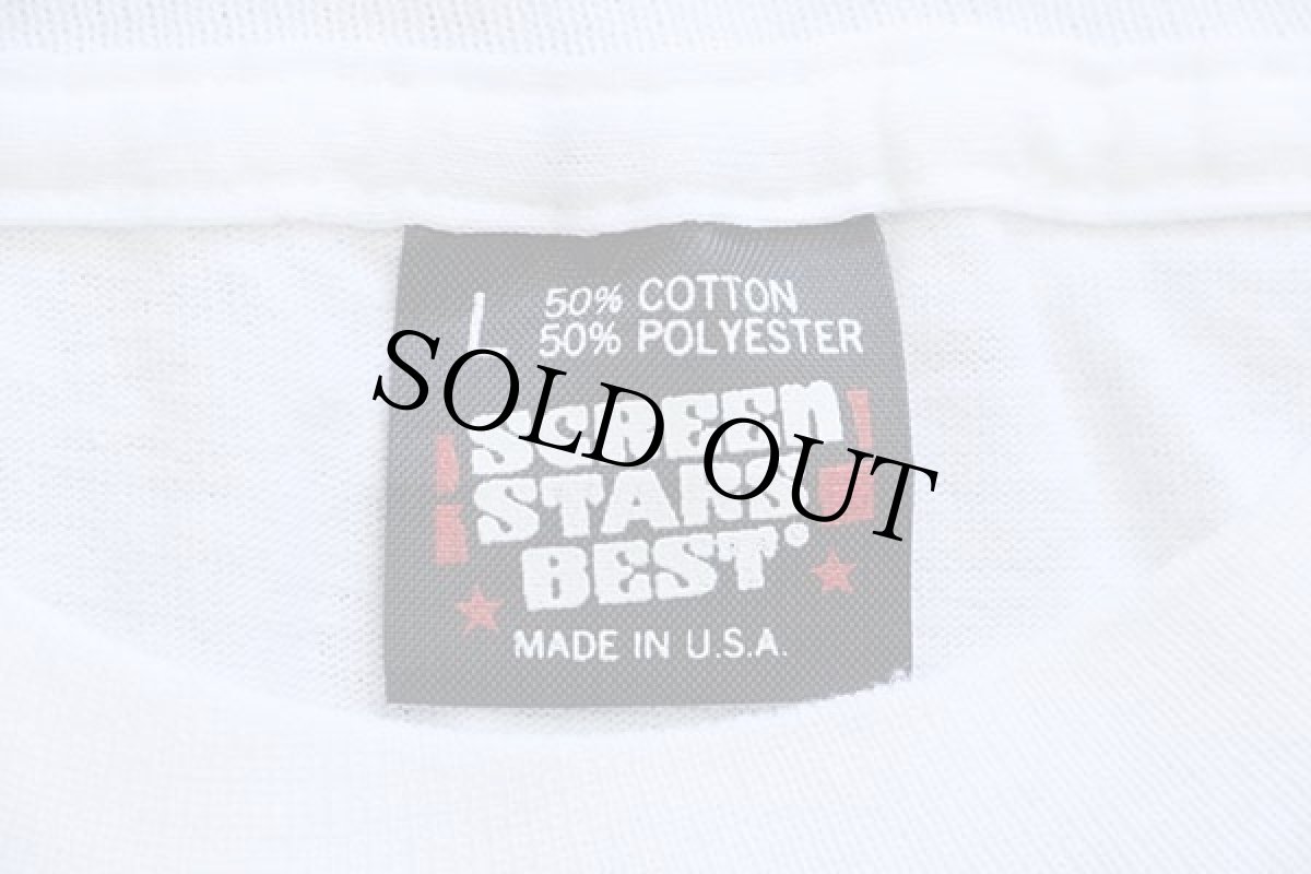 画像4: 90s USA製 Moore Lions ライオン Tシャツ 白 L (4)