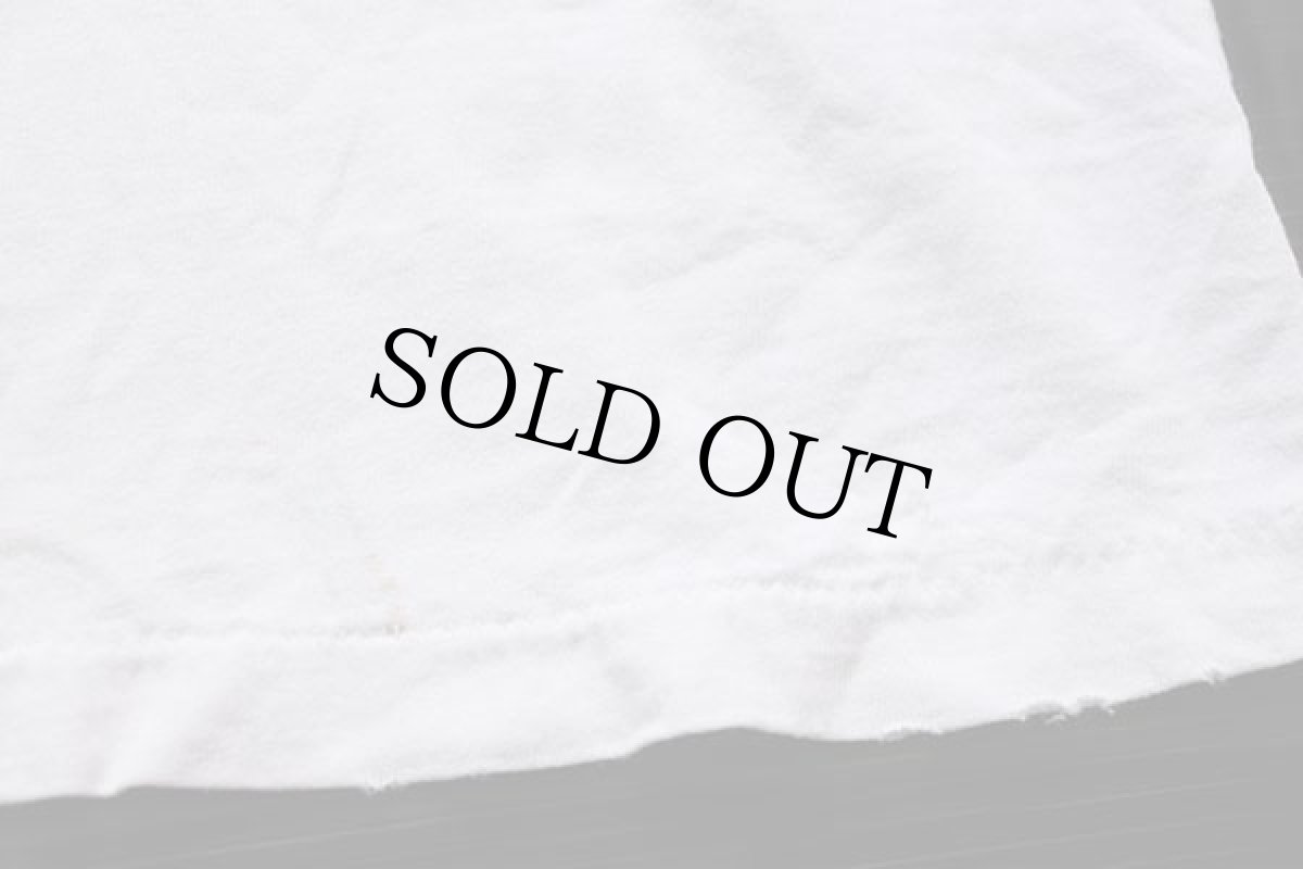 画像7: 90s USA製 American Airlines ロゴ 星条旗柄 切り替え コットンTシャツ 白 XL (7)