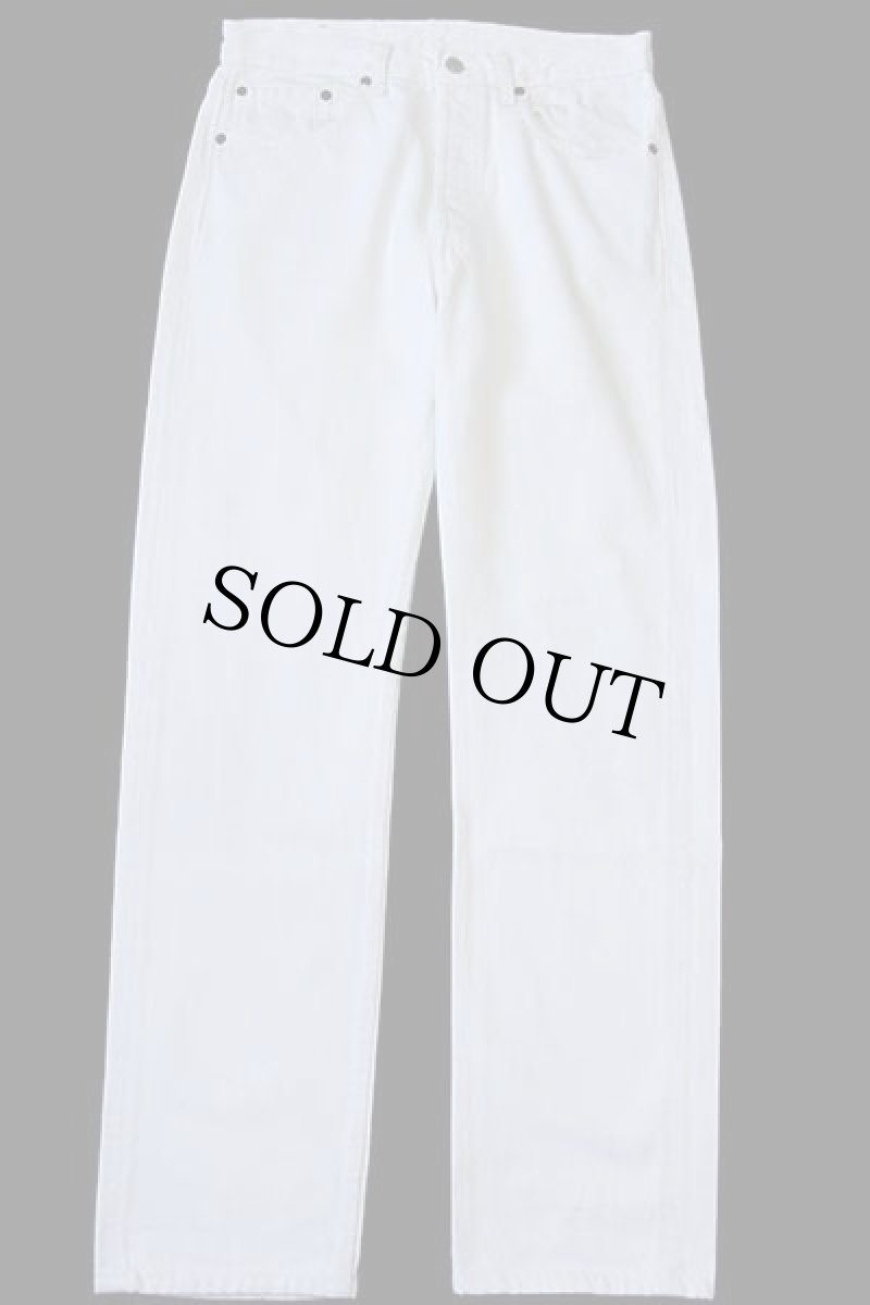 画像2: 90s USA製 Levi'sリーバイス 501 ホワイト デニムパンツ w32 L32 (2)