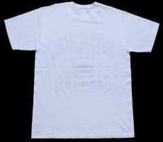 画像3: 80s USA製 RUSSELLラッセル SOUTH ALABAMA JAGUARS 足型 コットンTシャツ 白 M (3)