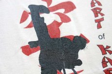 画像5: 90s USA製 the ART of KARATE 空手 アート Tシャツ 白 M (5)