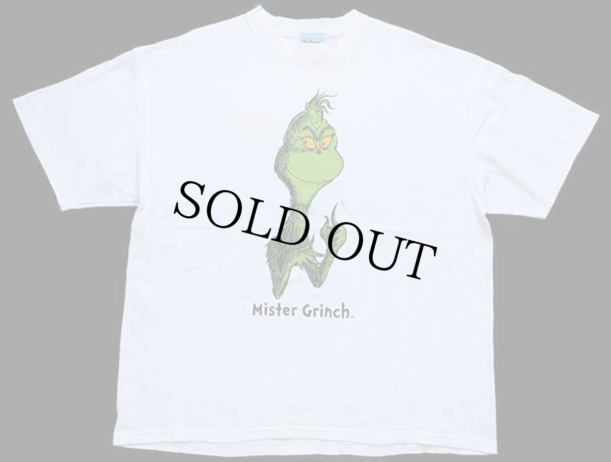 画像2: 00s USA製 Dr.Seuss Brand Mister Grinch ドクタースース グリンチ コットンTシャツ 白 XL (2)