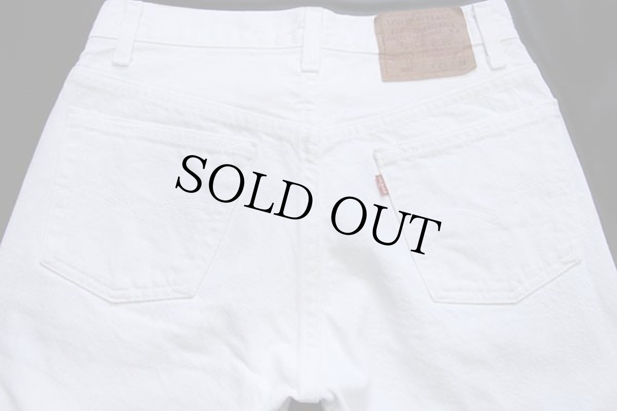 画像5: 90s USA製 Levi'sリーバイス 501 ホワイト デニムパンツ w29 (5)