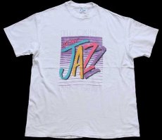 画像2: 90s USA製 Hanes all that JAZZ NEW ORLEANS FRENCH QUARTER コットンTシャツ 白 XXL (2)