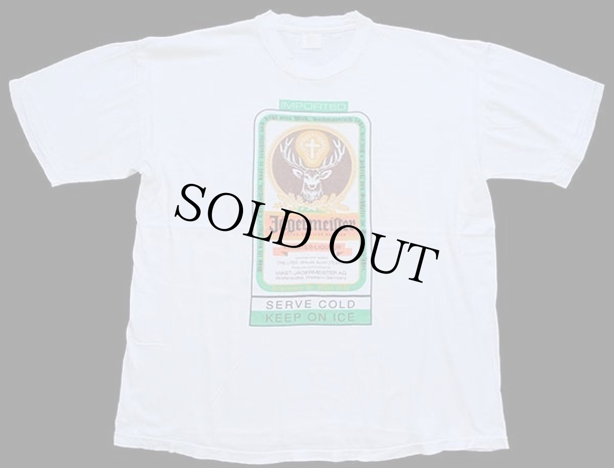 画像2: 90s Jagermeister so smooth 両面プリント コットンTシャツ 白 (2)